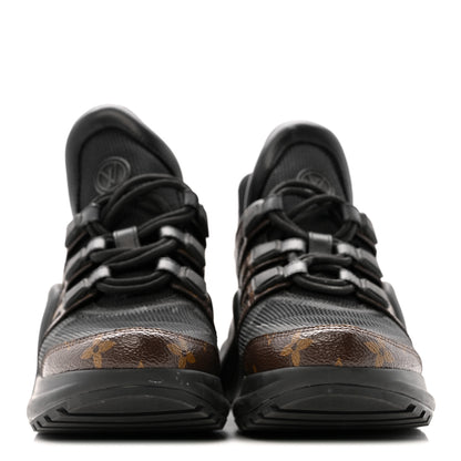Louis Vuitton Calfskin Patent Monogram LV Archlight Sneakers 36 Black 3 of 14