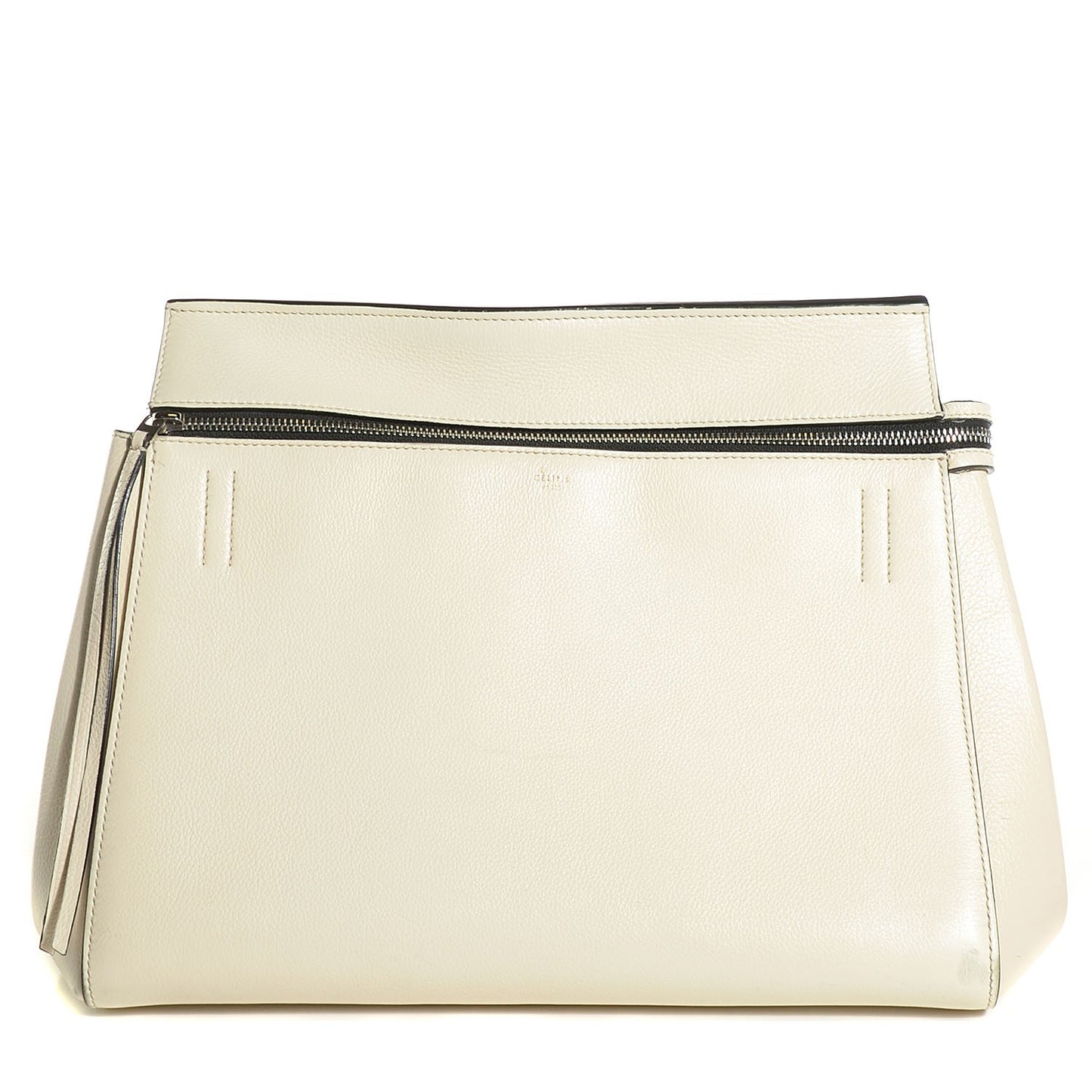 Grained Calfskin Large Edge Shoulder Bag