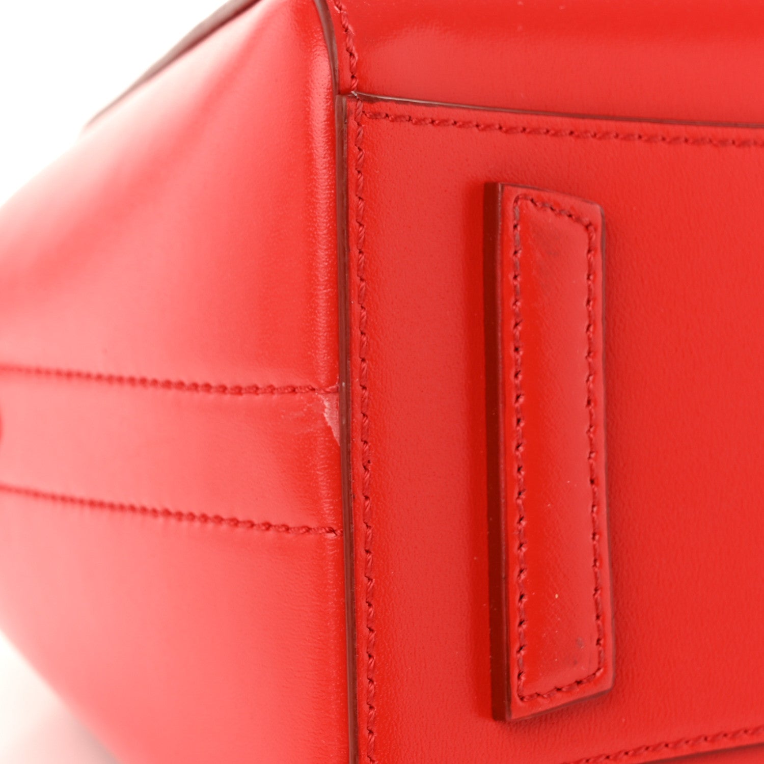 Givenchy Shiny Lord Calfskin Mini Antigona Red 11 of 14