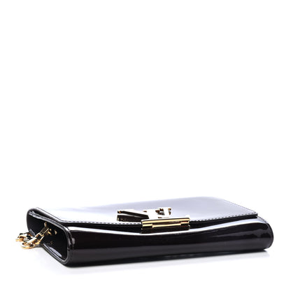 Louis Vuitton Patent Calfskin Chain Louise GM Amarante 3 of 5