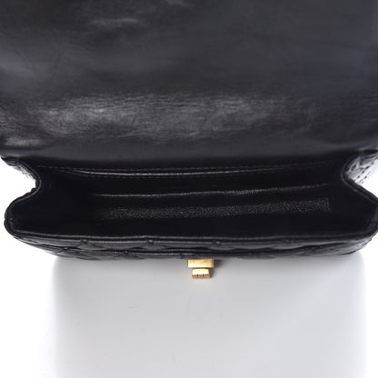 Chanel Aged Calfskin Quilted 2.55 Reissue Chain Waist Bag Black 5 of 8