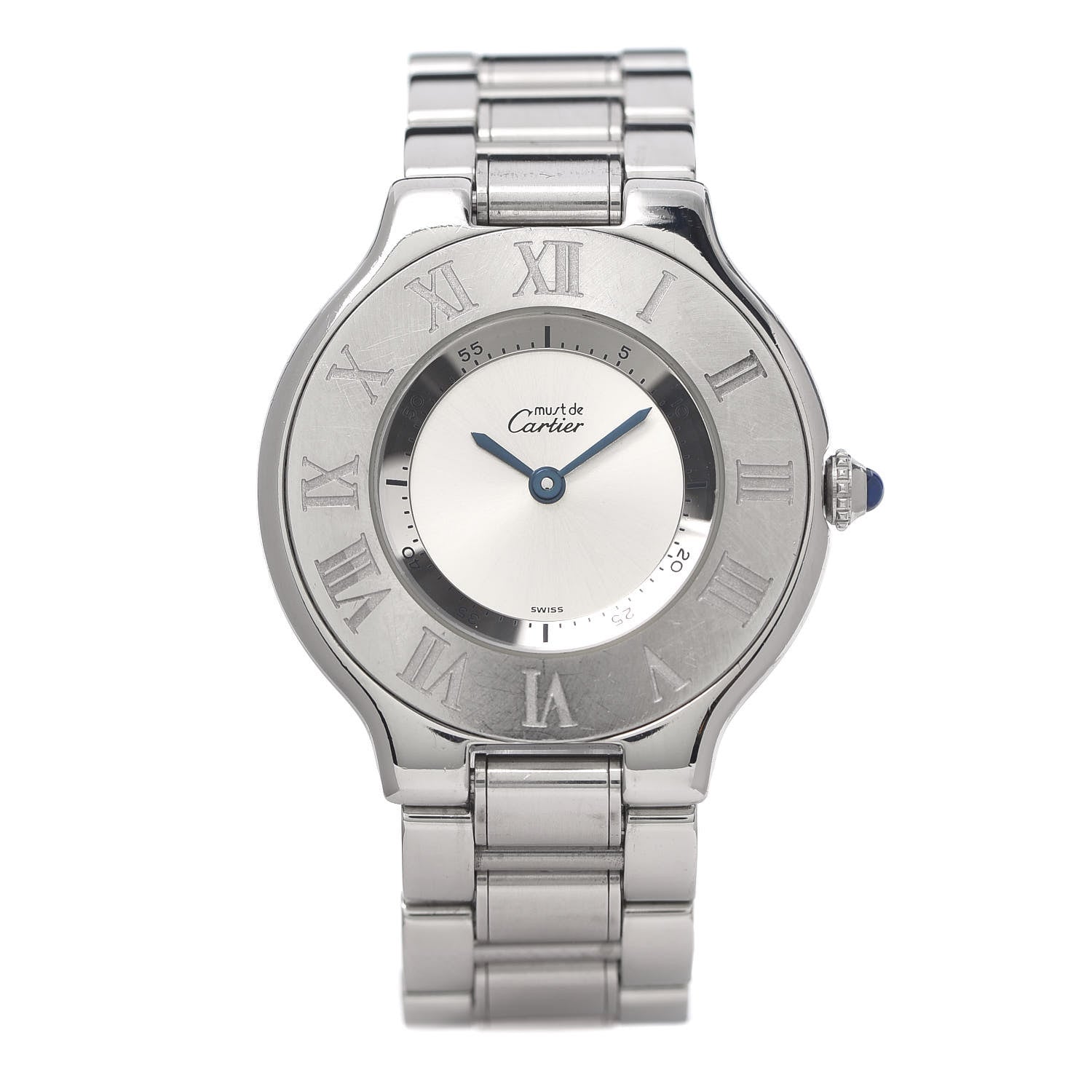 Cartier Stainless Steel 31mm Must De 21 Quartz Watch 1 of 6