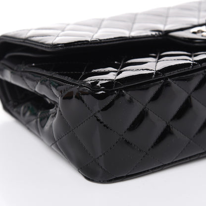 Chanel Patent Quilted Medium Double Flap Black 8 of 14