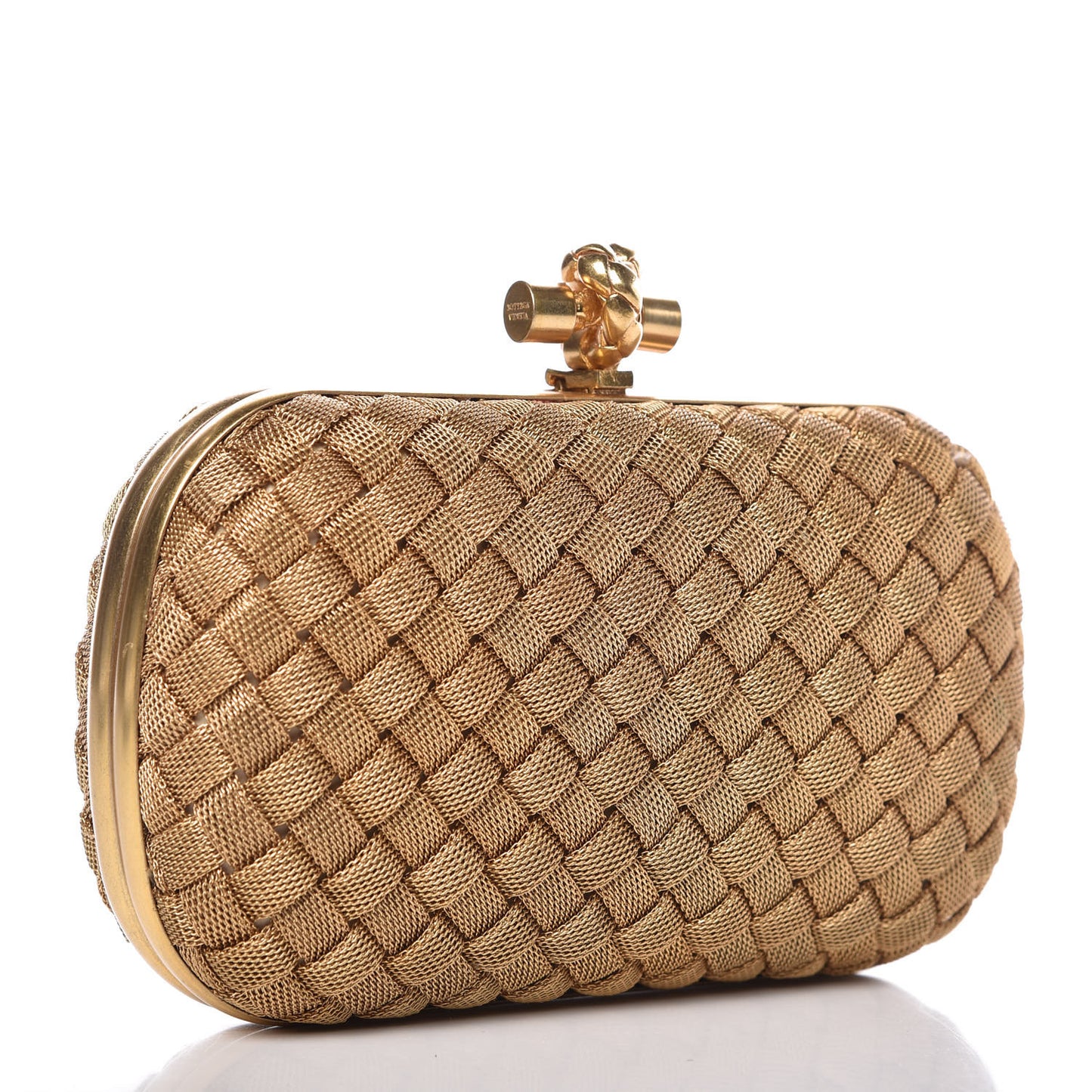 Intreccio Oro Bruciato Knot Clutch