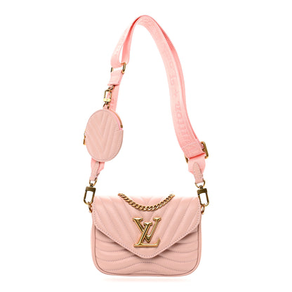 Louis Vuitton Calfskin New Wave Multi Pochette Rose Ballerine 2 of 8