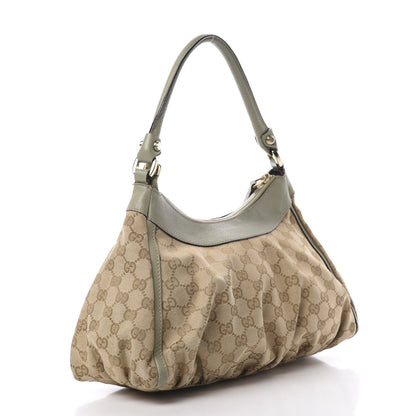 Gucci Monogram Medium D Gold Ring Hobo Mint Green 3 of 15