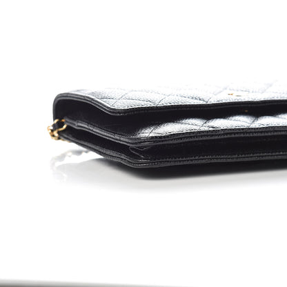 Chanel Caviar Quilted Wallet On Chain WOC Black 5 of 11