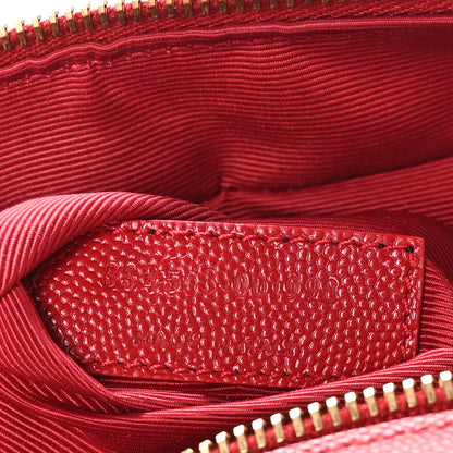 Saint Laurent Grain de Poudre Small Museum Briefcase Red 7 of 10