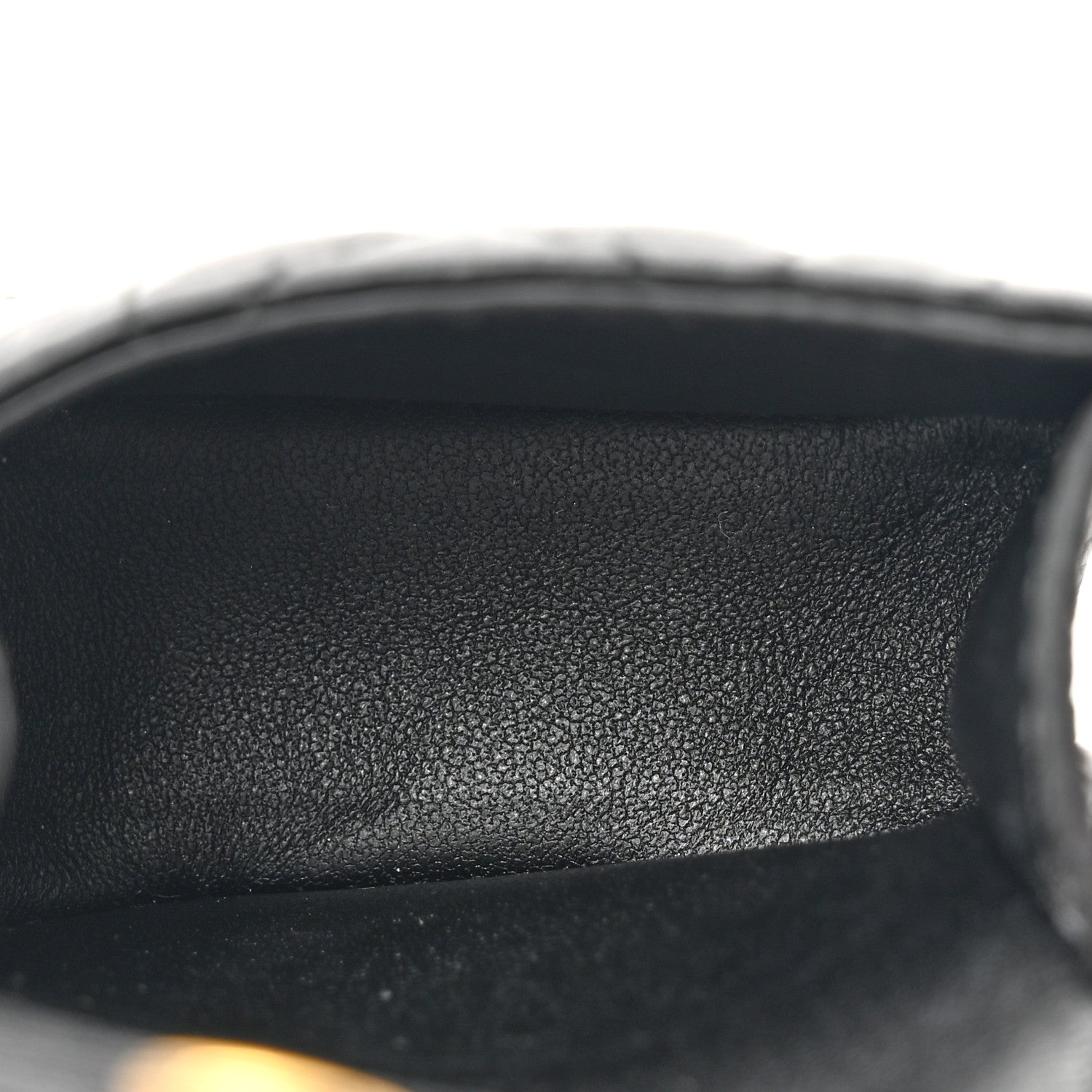 Christian Dior Supple Calfskin Cannage Caro Airpods Pro Case Necklace Black 5 of 10