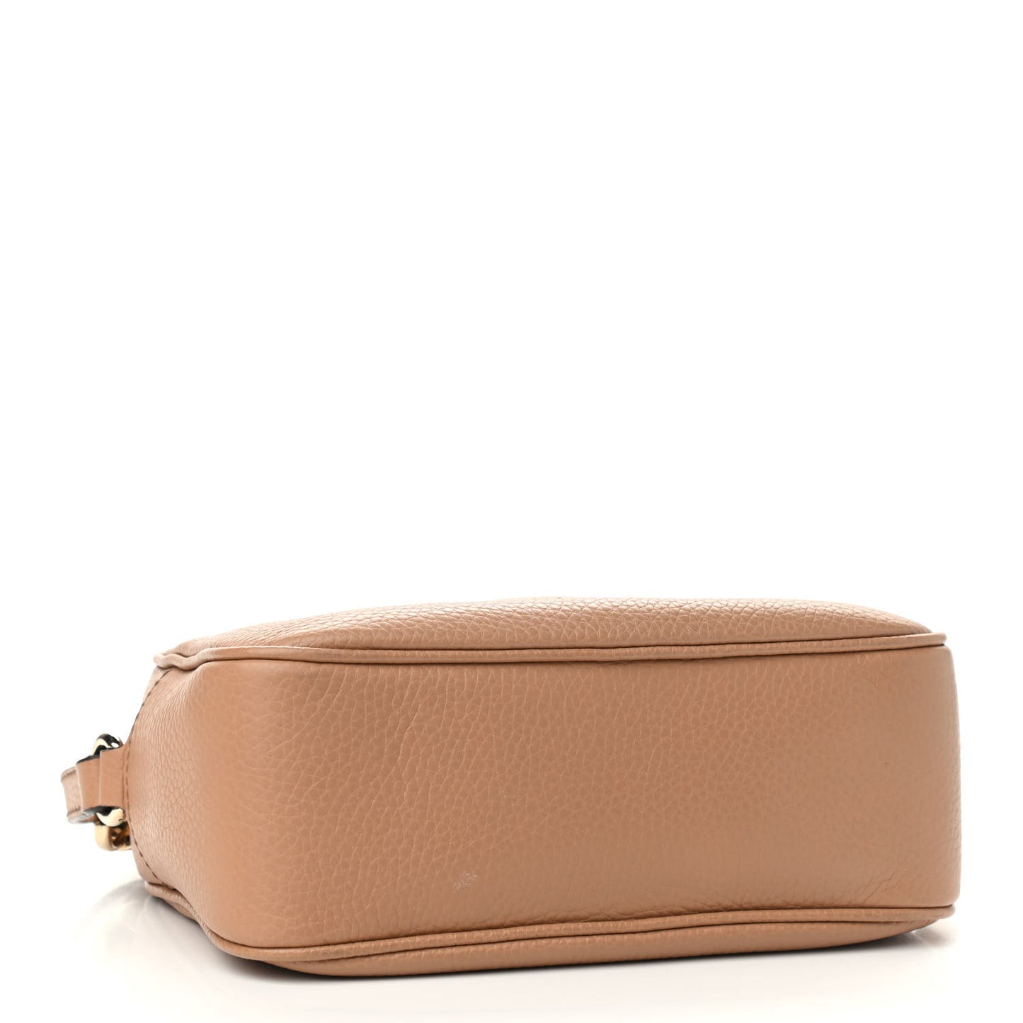 Pebbled Calfskin Small Soho Disco Bag Camelia