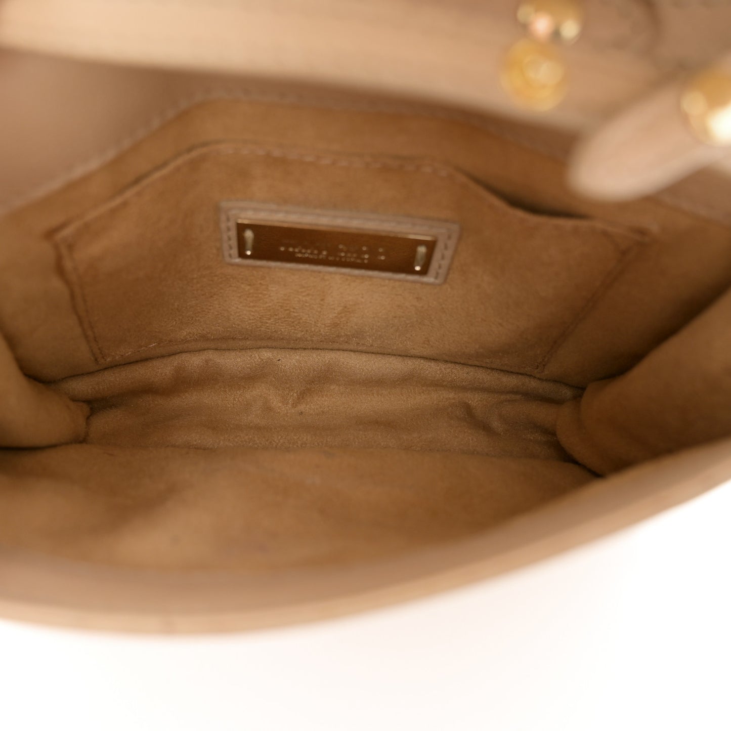 Calfskin Rebel Crossbody Bag Beige