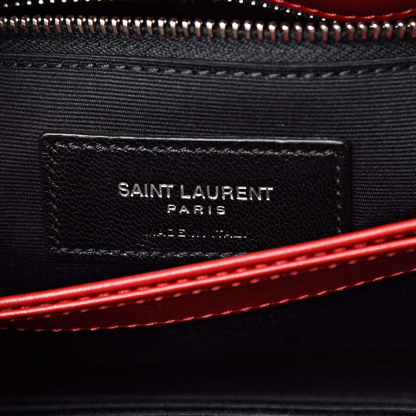 Calfskin Y Quilted Monogram Toy Loulou Crossbody Bag Red