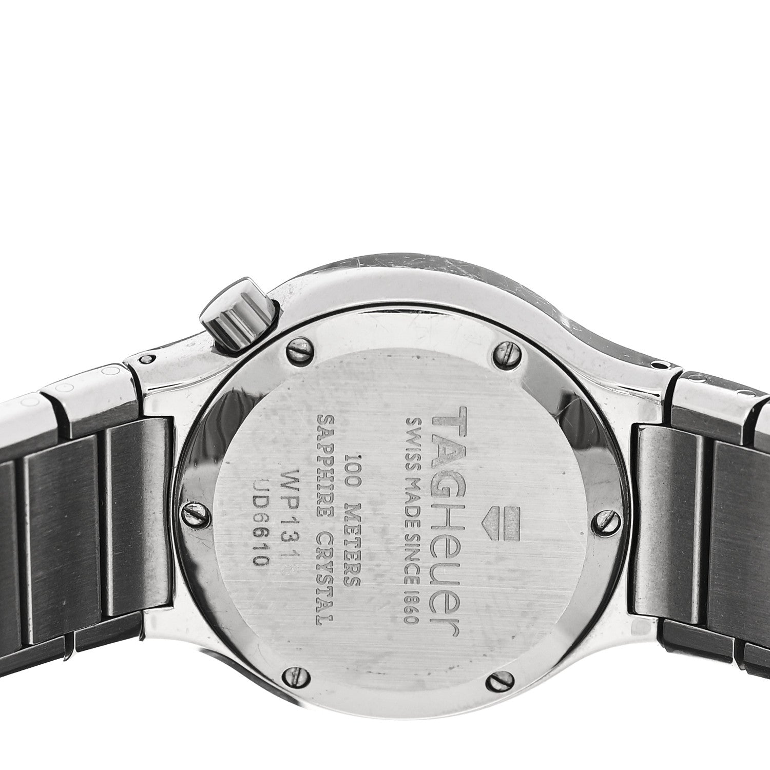 Tag Heuer Stainless Steel Diamond Bezel 29mm Alter Ego Quartz Watch Blue WP1316 4 of 4