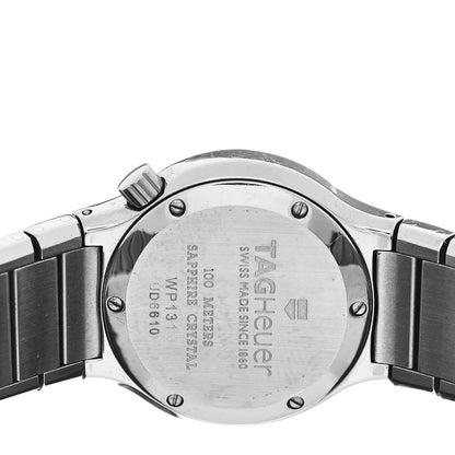 Tag Heuer Stainless Steel Diamond Bezel 29mm Alter Ego Quartz Watch Blue WP1316 4 of 4