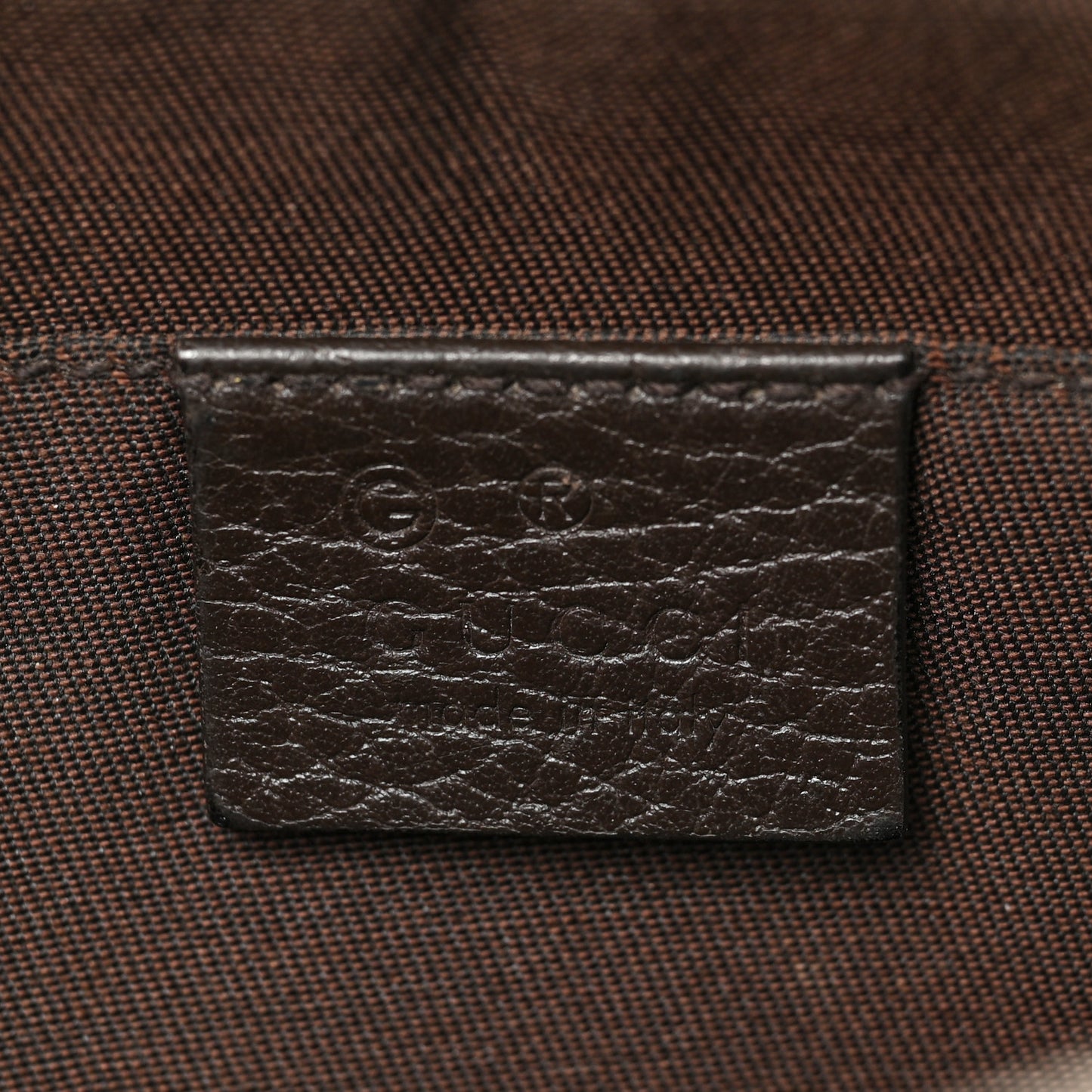 Monogram Dollar Calfskin Belt Bag Beige Ebony Testa di Moro Marrone Scuro