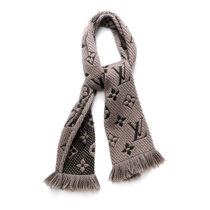 Louis Vuitton Wool Silk Logomania Scarf Verone 3 of 4