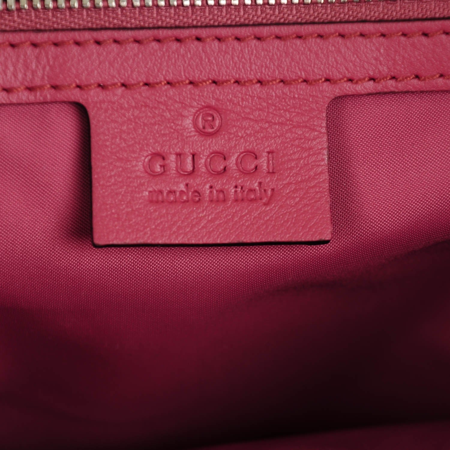 Gucci GG Supreme Monogram Blooms Medium Single Buckle Backpack Beige Multicolor Dry Rose 6 of 7