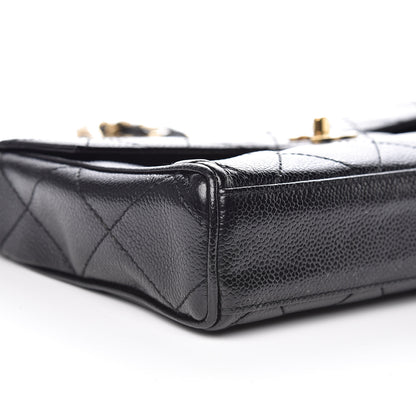 Chanel Caviar Quilted Medium Single Flap Black 9 of 11