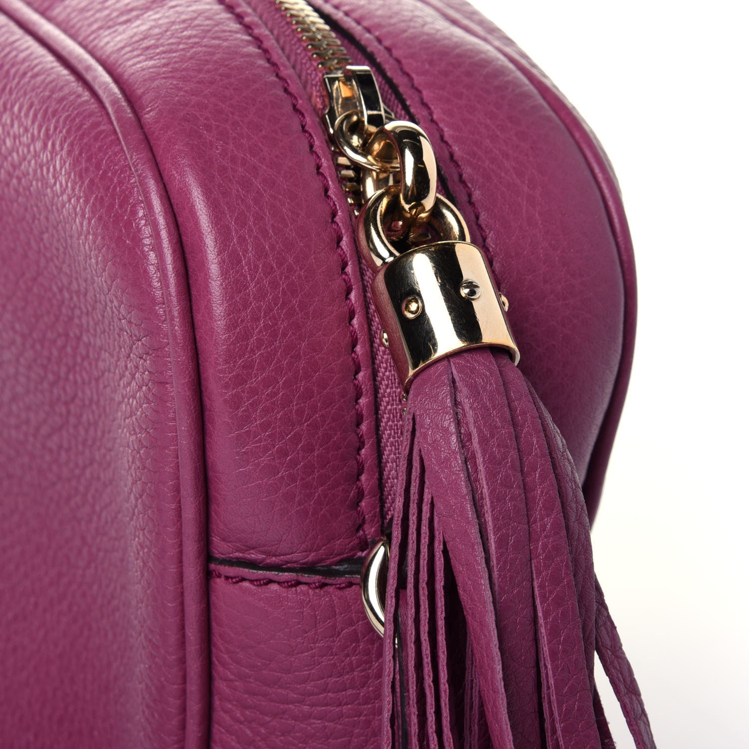 Gucci Pebbled Calfskin Small Soho Disco Bag Peonia Flower 10 of 11