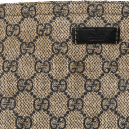 Gucci GG Plus Monogram Large Flat Messenger Bag Beige Blue 14 of 17