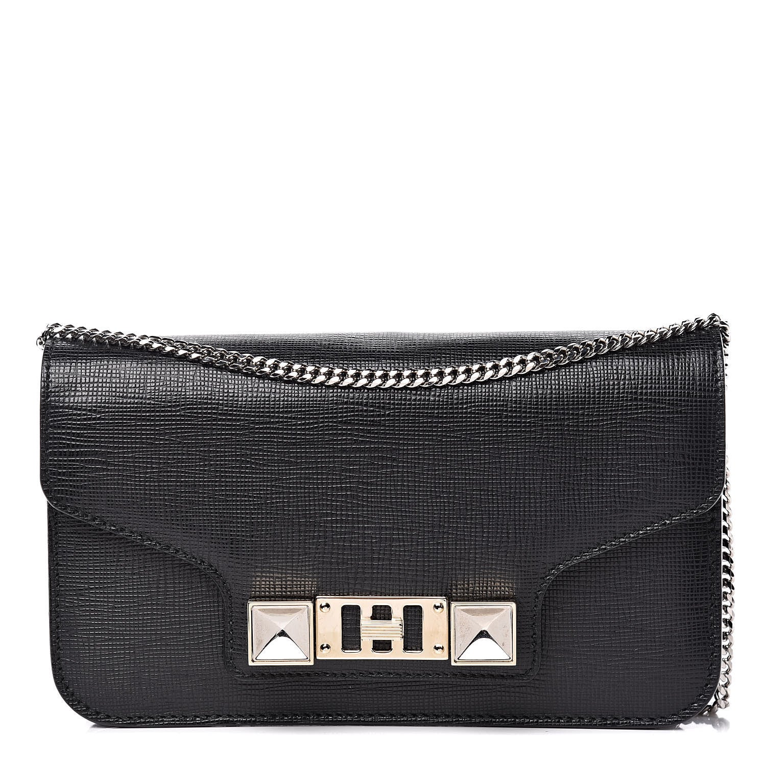 Proenza Schouler New Linosa PS11 Chain Wallet Black 1 of 12