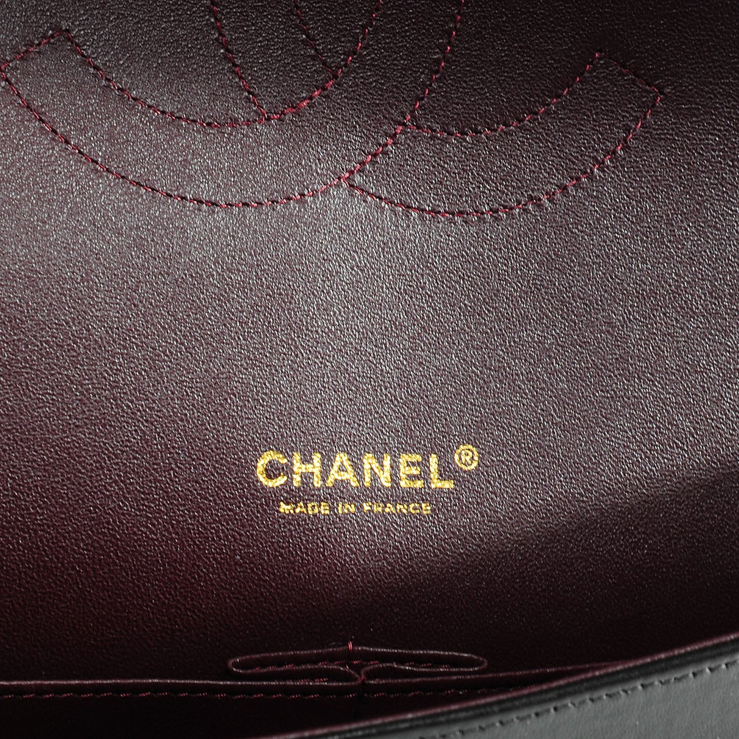 Lambskin Quilted Maxi Double Flap Black