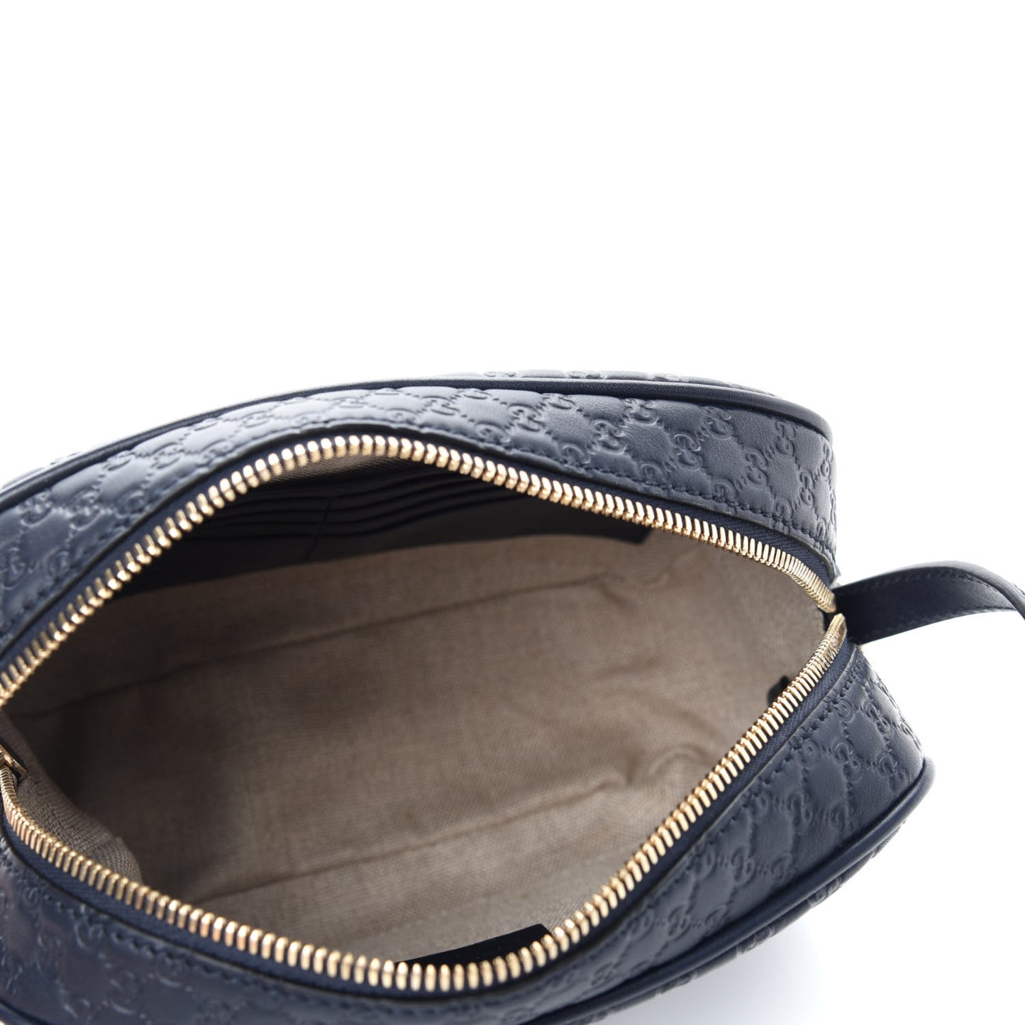 Soft Microguccissima Mini Bree Messenger Bag Blue