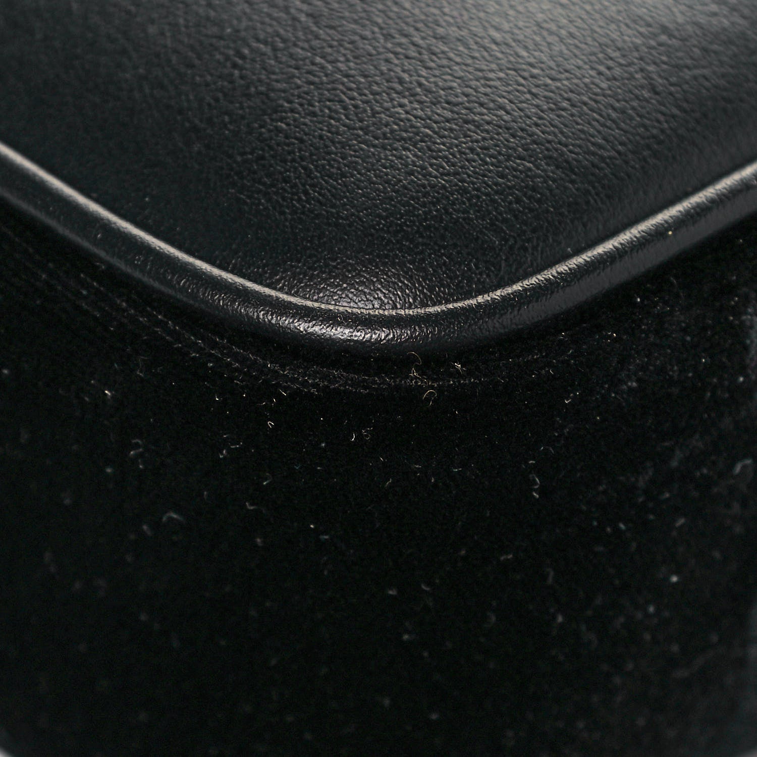 Saint Laurent Velour Matelasse Monogram Lou Belt Bag Black 9 of 11