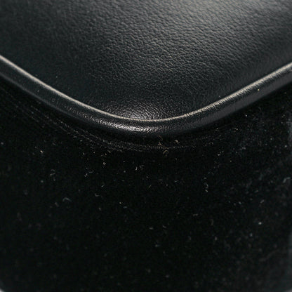 Saint Laurent Velour Matelasse Monogram Lou Belt Bag Black 9 of 11