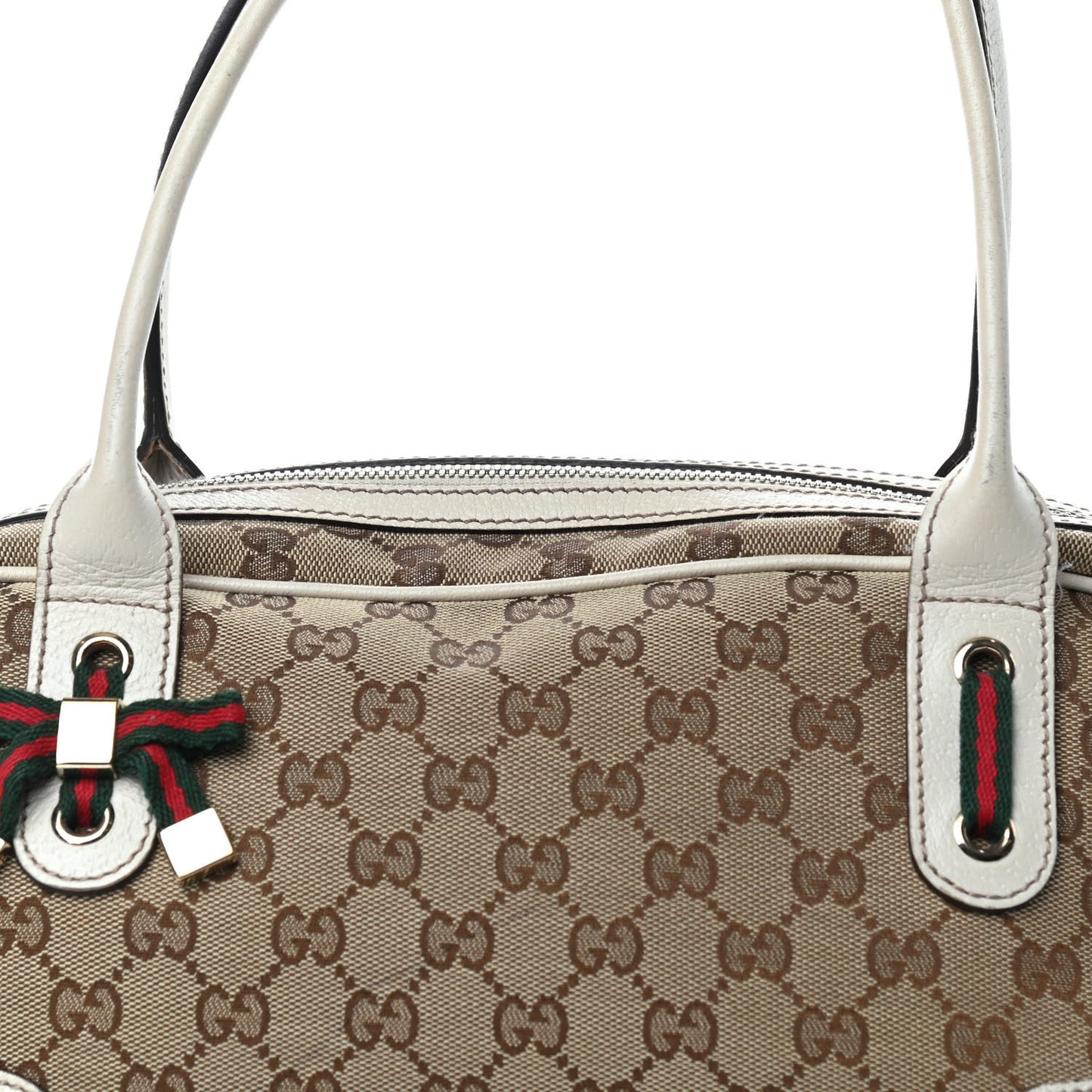 Monogram Small Princy Satchel Off White