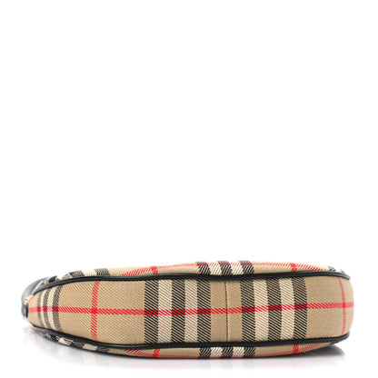 Burberry Vintage Check Calfskin Olympia Pouch Archive Beige 4 of 8