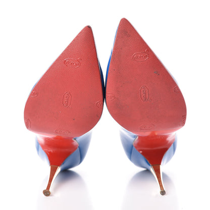 Christian Louboutin Patent Lola Pumps 37 Blue 7 of 24