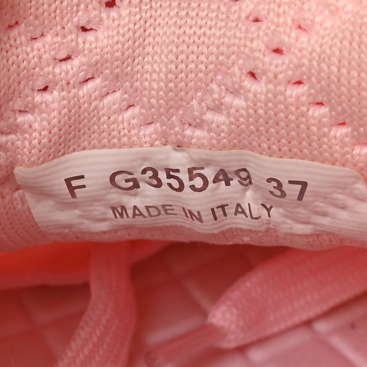 Chanel Mixed Fibers Quilted Womens CC Sneakers 37 Light Pink 8 of 9