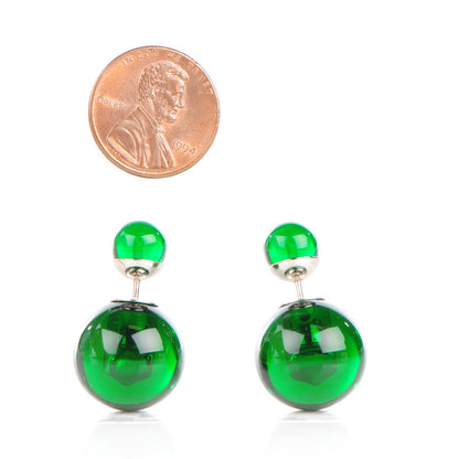 Christian Dior Mise En Dior Tribal Earrings Green 2 of 4
