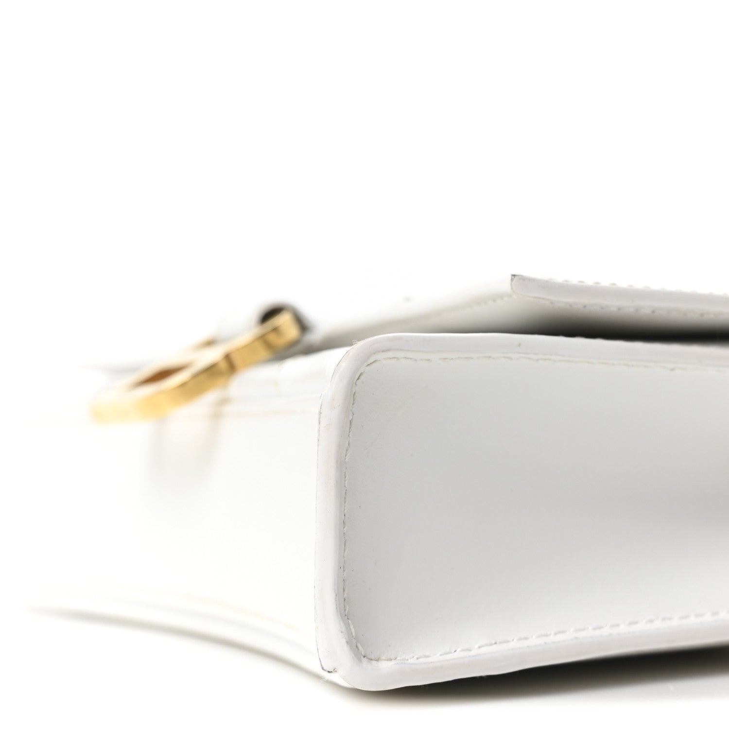 Balenciaga Shiny Box Calfskin Hourglass Chain Bag White 9 of 9