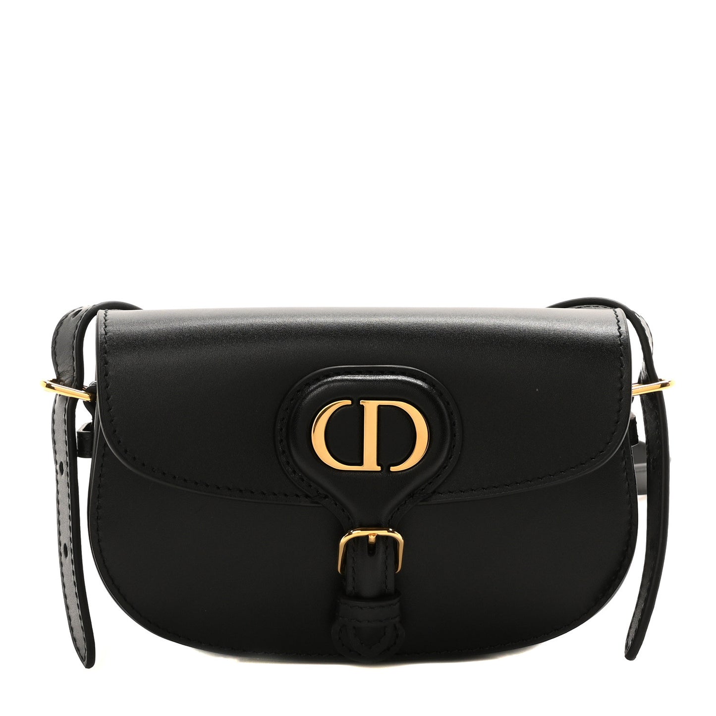 Box Calfskin Mini Bobby Bag Black