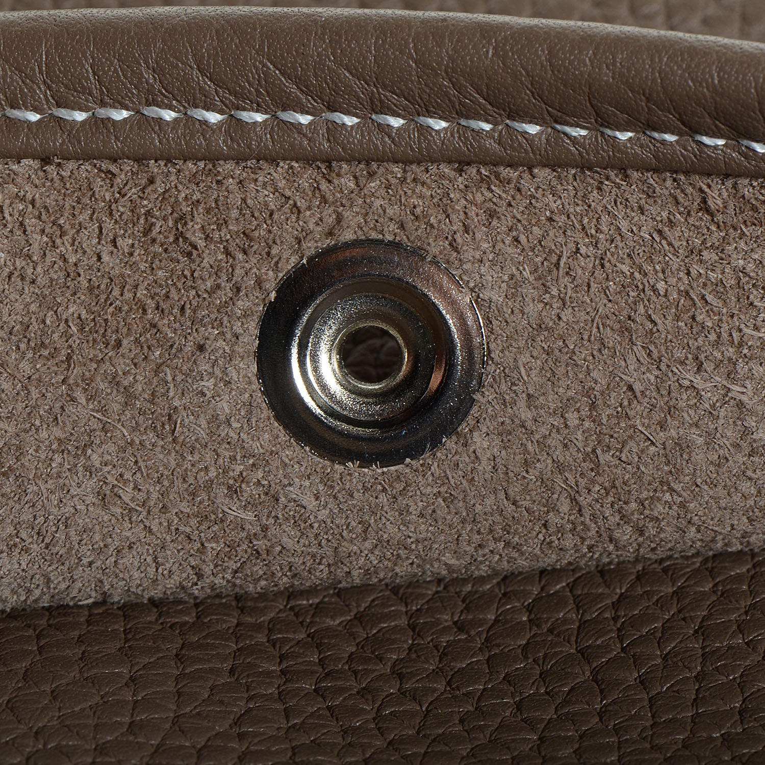 Hermes Taurillon Clemence Evelyne III GM Etoupe 9 of 13