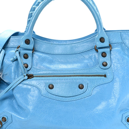 Balenciaga Agneau Classic Hardware City Bleu Azur Clair 9 of 11