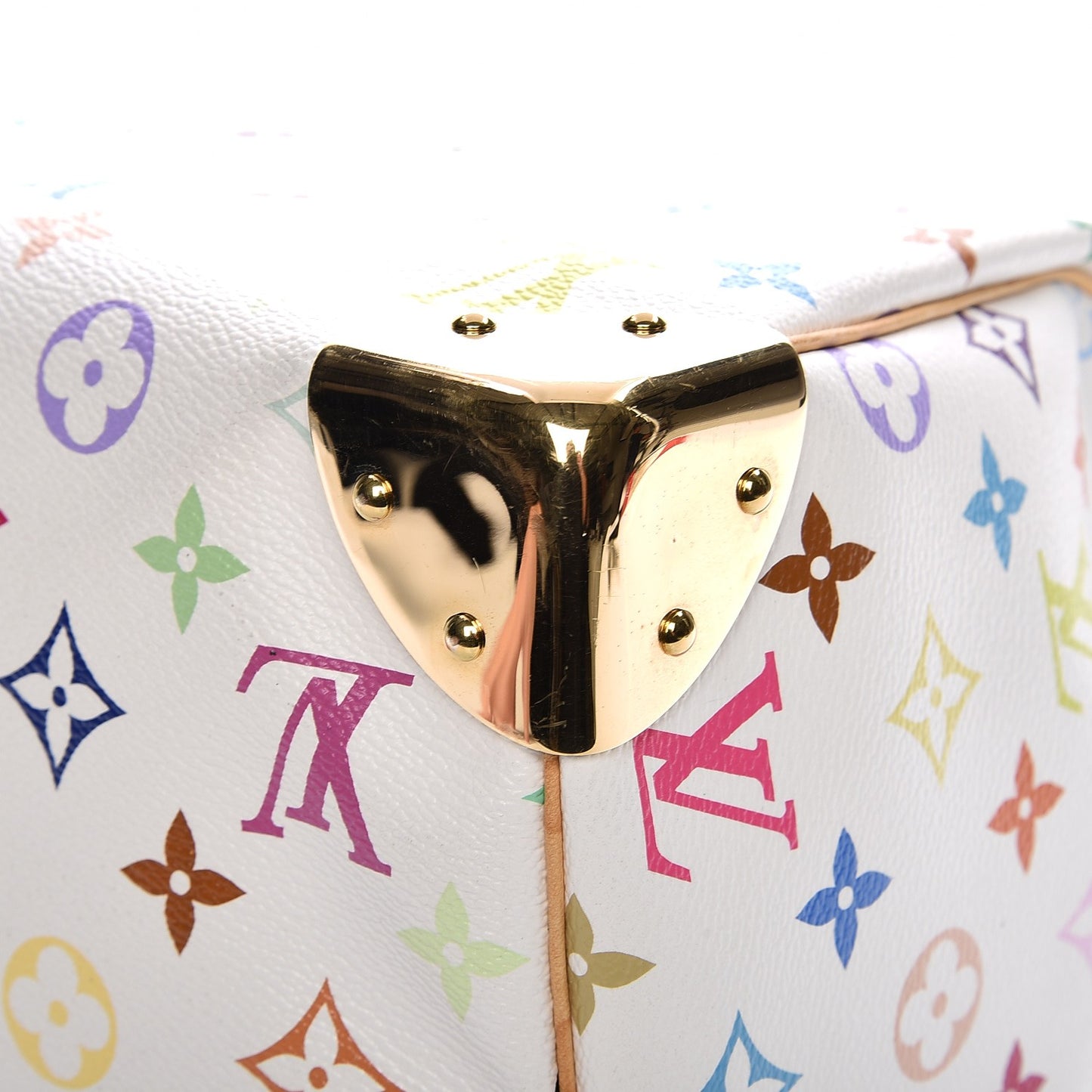 Monogram Multicolor Speedy 30 White