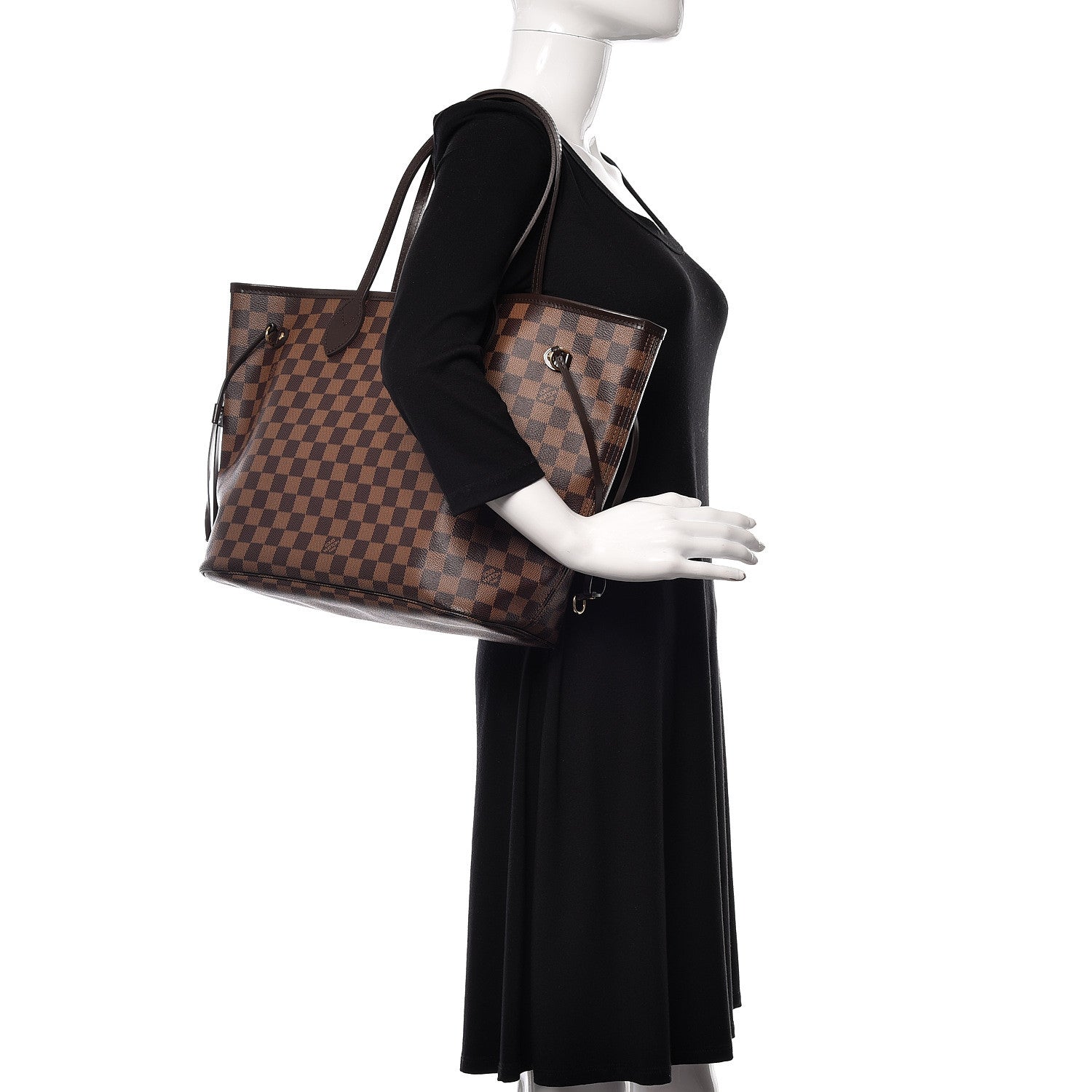 Louis Vuitton Damier Ebene Neo Neverfull MM 2 of 10