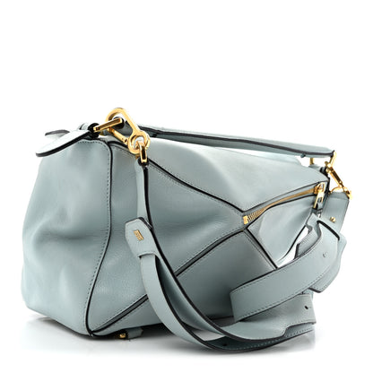 Loewe Calfskin Small Puzzle Bag Light Blue 3 of 13