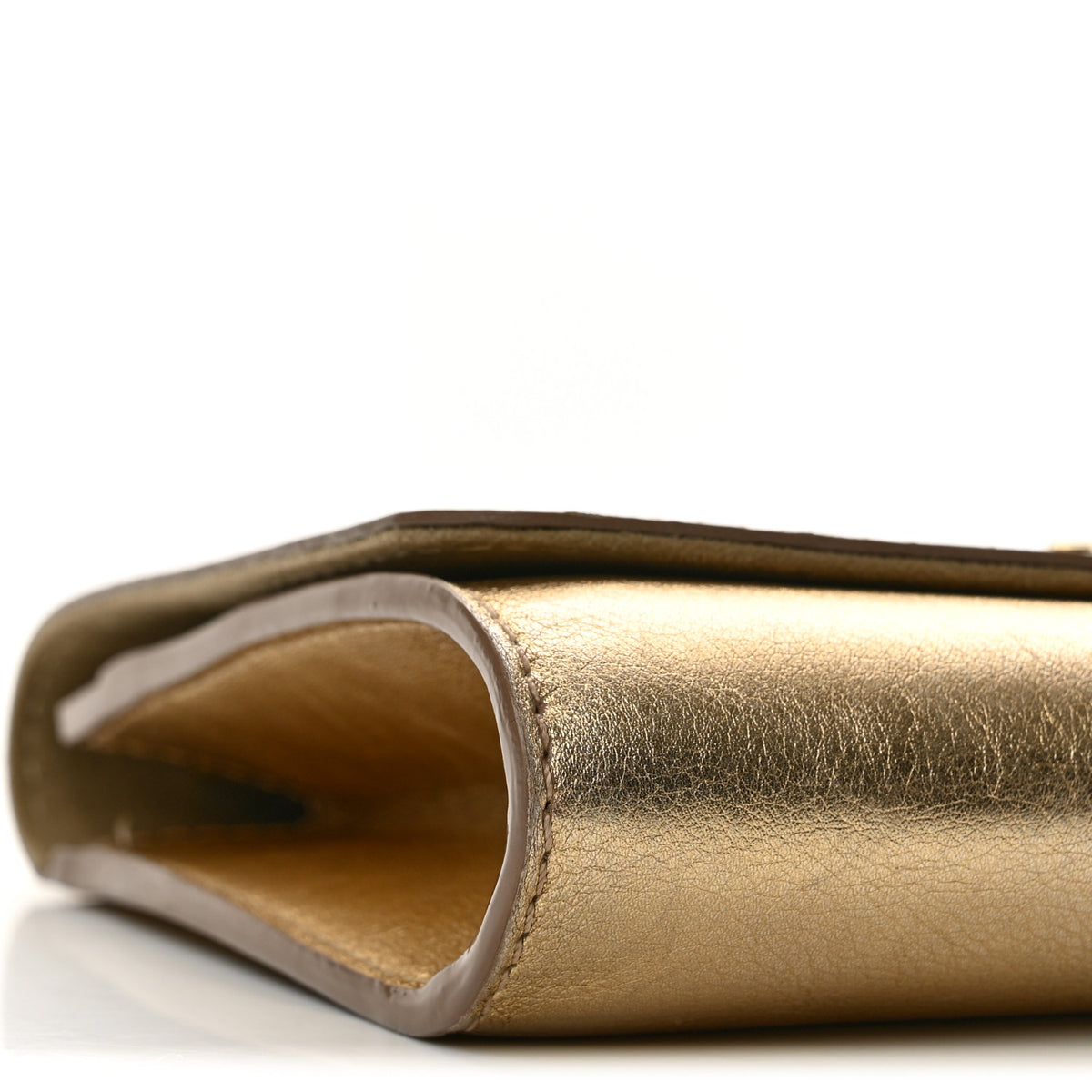 Louis Vuitton Calfskin Neo Sobe Louise EW Clutch Gold 8 of 12