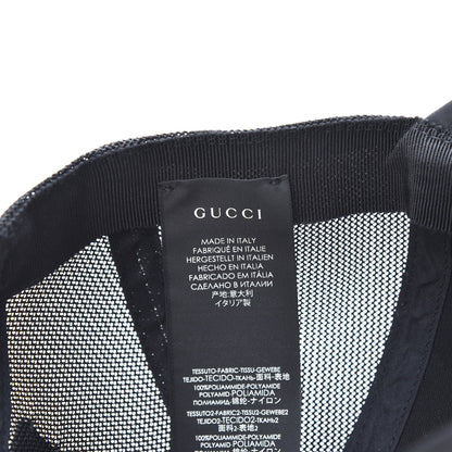 Gucci Nylon Monogram Baseball Hat M Black 7 of 7