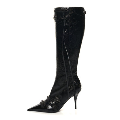Balenciaga Agneau Arena Cagole 90mm Boots 41 Black 1 of 8