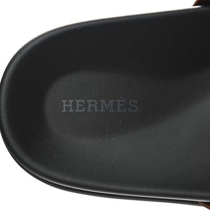 Hermes Calfskin Mens Chypre Sandals 43 Naturel 7 of 9