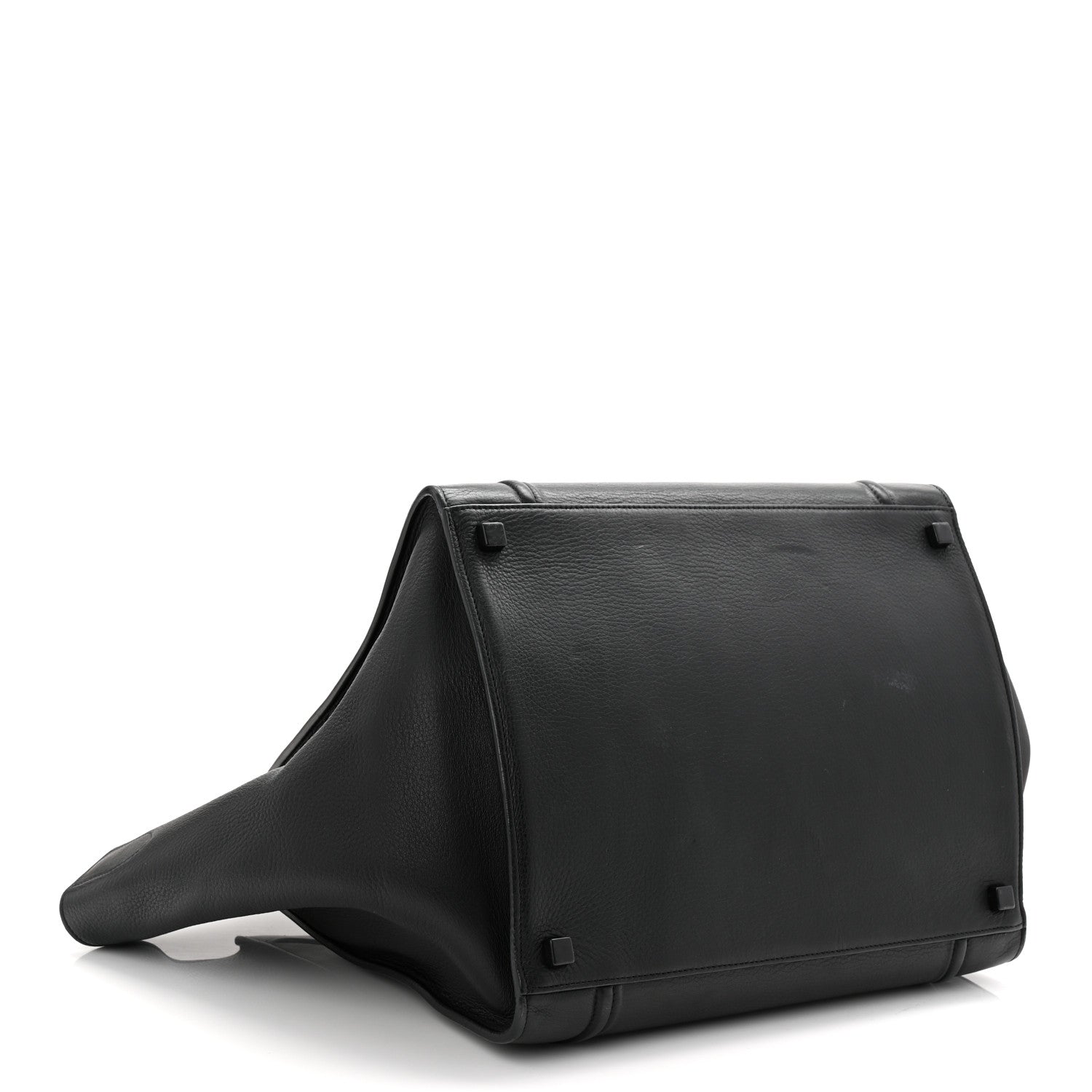 Celine Grained Calfskin Medium Phantom Luggage Black 4 of 14