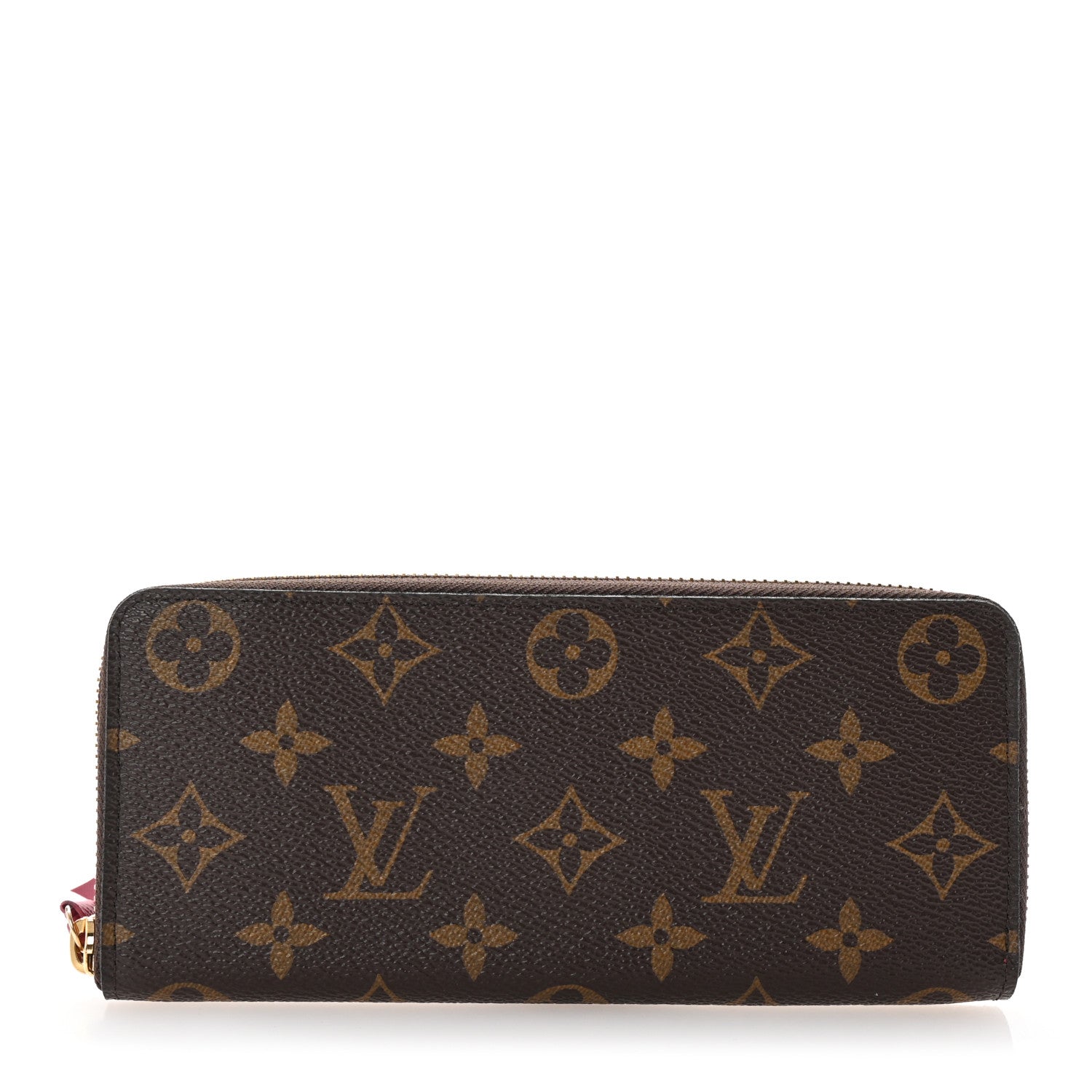 Louis Vuitton Monogram Clemence Wallet Fuchsia 1 of 7