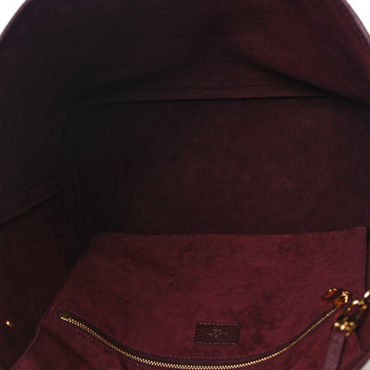 Louis Vuitton Empreinte Monogram Giant Neverfull MM Wine 6 of 10