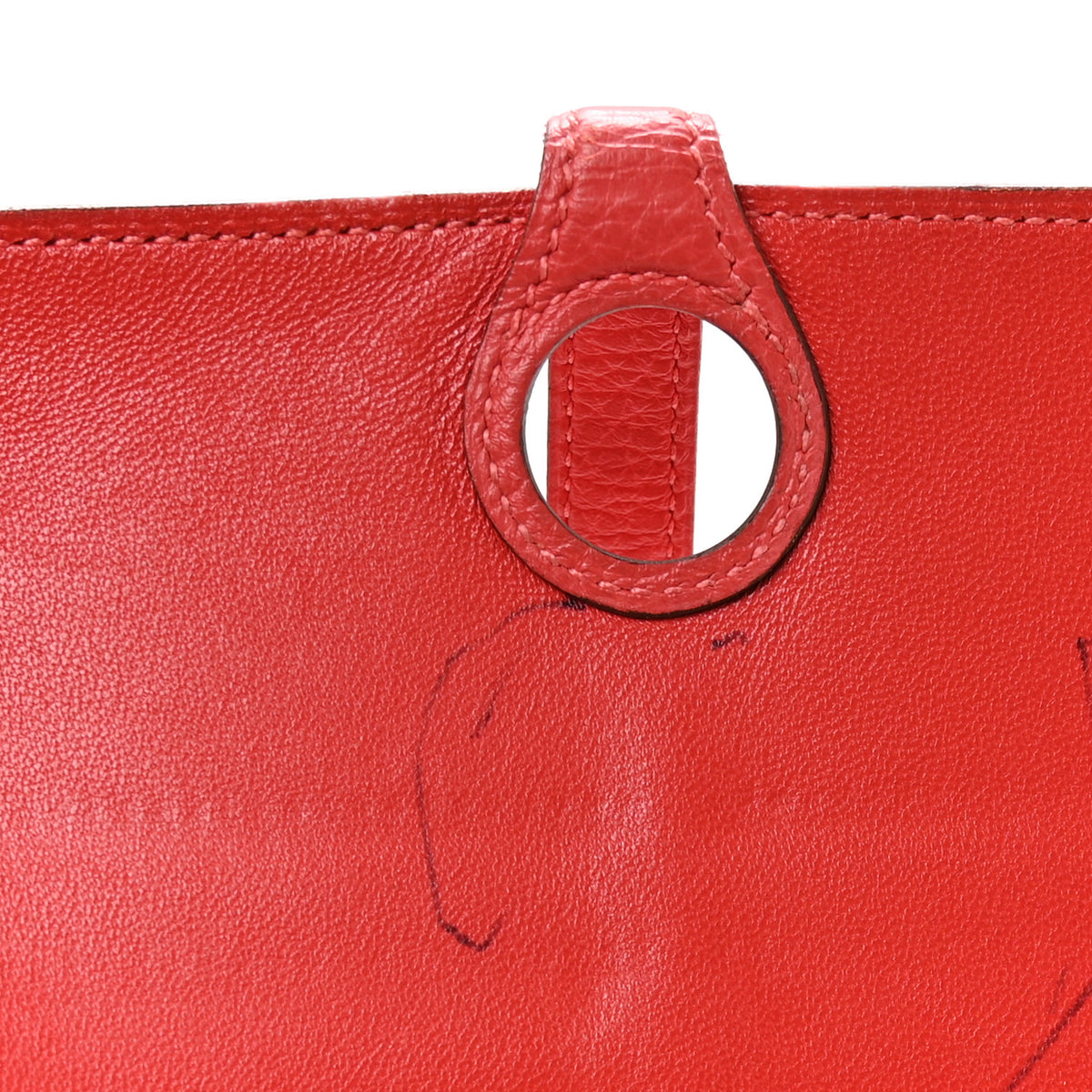 Hermes Togo Dogon Recto Verso Wallet Rouge Pivoine 9 of 9