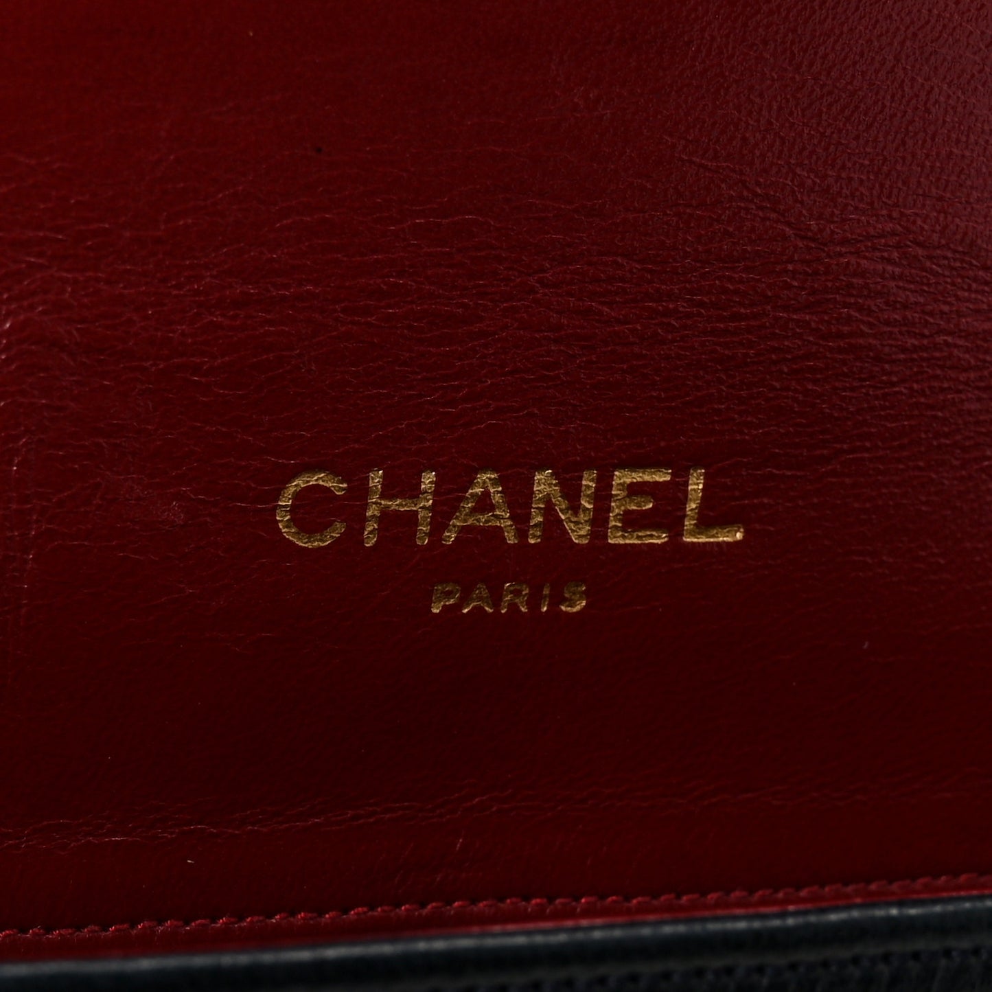 Lambskin Quilted Full Flap Black